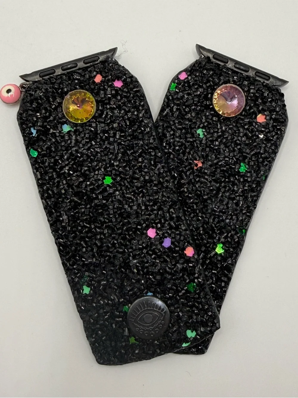 Watch Me Creations Black Confetti‎ Apple Watch Band